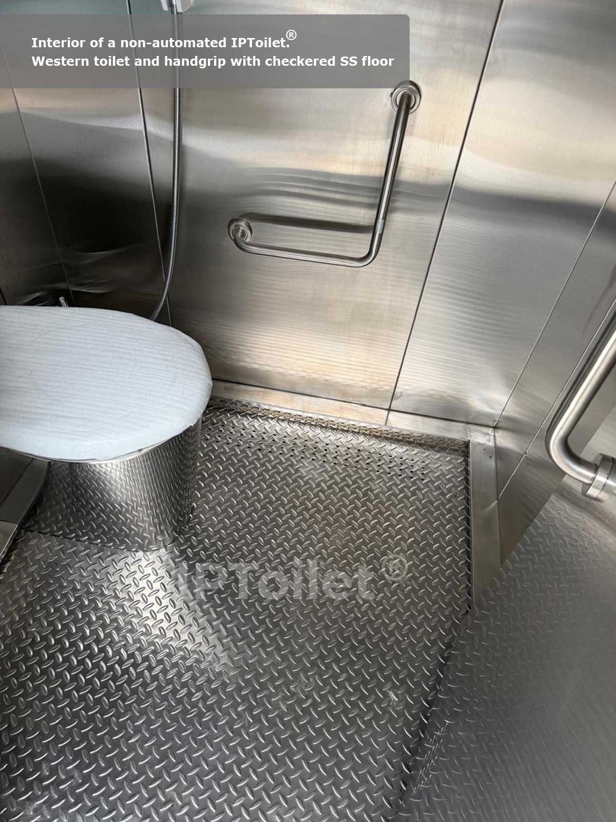IPToilet® smart public toilet unit exterior view