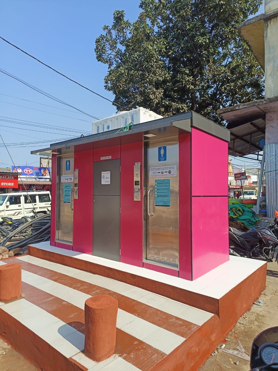 IPToilet® smart public toilet at a public infrastructure site